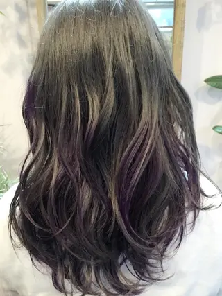 ミディアム セミロング ロング カラー 原宿サロン代表 デザインカラー伊藤卓のヘアスタイル