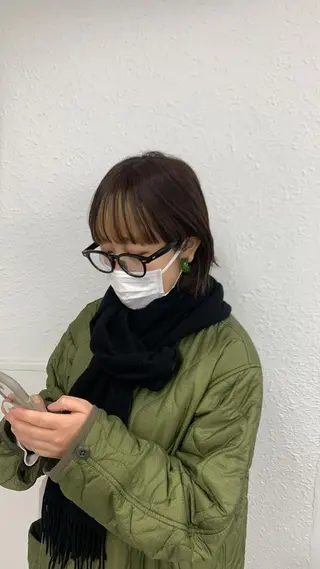 ショート カラー パーマ 🎀オイダイラ モモカ🎀のヘアスタイル