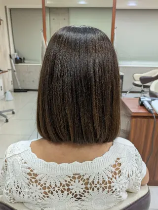 ミディアム 小林 凜のヘアスタイル