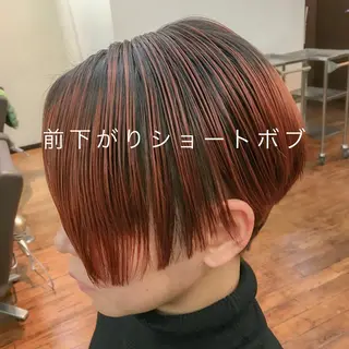 ショート 縮毛矯正🌈 三浦暢輝のヘアスタイル
