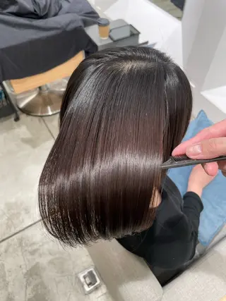 髪質改善＆美髪矯正 専門美容師:植原瑞樹のヘアスタイル