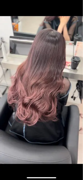 ロング 写真映えする ブリーチ🤩店長レンのヘアスタイル