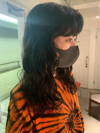 ロング パーマ パーマ美容師 hanaのヘアスタイル