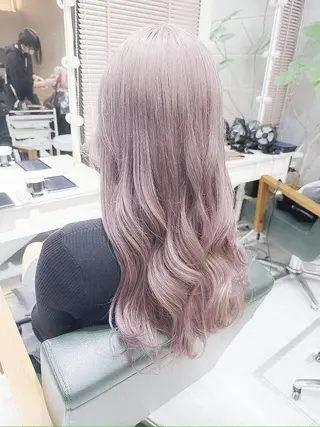 ロング カラー モテ髪透明感❤️ デイズヘアカラーのヘアスタイル