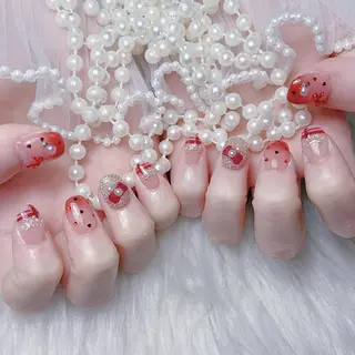 ネイル 🎀ゆうず 𝜗𝜚 ྀིのネイルデザイン