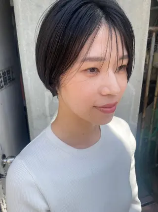 ショート さの あやねのヘアスタイル