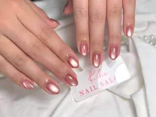 ネイル ユリ🎀長さだし/ パラジェル/持ち込みのネイルデザイン