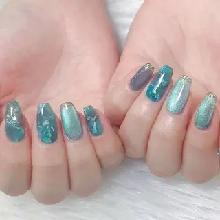 ロング DIAMOND Nail🥇のネイルデザイン