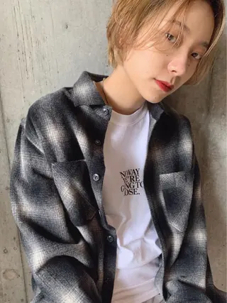 ショート HOODS hair salon所属・透明感カラー🌿ボブ ✨飛田　ケイのヘアスタイル