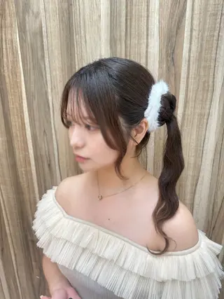 ロング ヘアアレンジ SUGAR beautyshop所属・0円メンズモデル募集 🎄*佐藤 理呼🦌のヘアスタイル