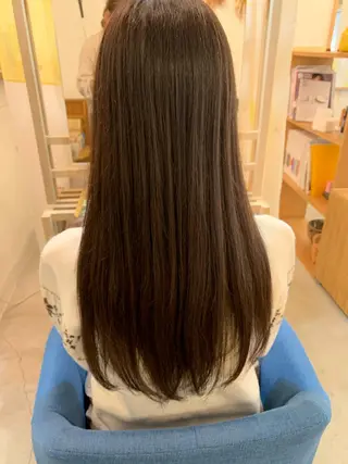 ロング カラー 【髪質改善】【美髪】 【ツヤ髪】ほしのちりのヘアスタイル