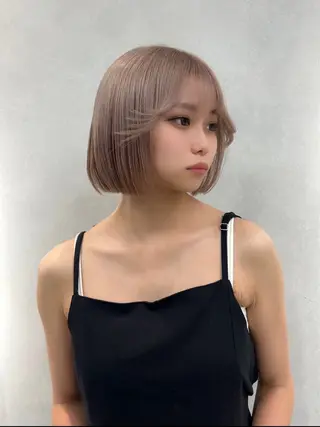 ショート カラー 卒業式ヘアセット🎀 ヘアアレンジのヘアスタイル