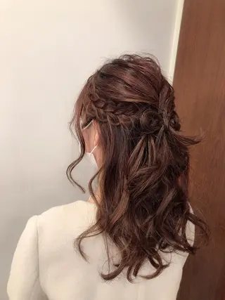 ロング カラー パーマ ヘアアレンジ ボブ得意 🤍山内　飛鳥🤍のヘアスタイル