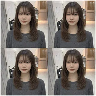 ロング 髪質改善 艶髪カラー エクステ かいり✂️のヘアスタイル