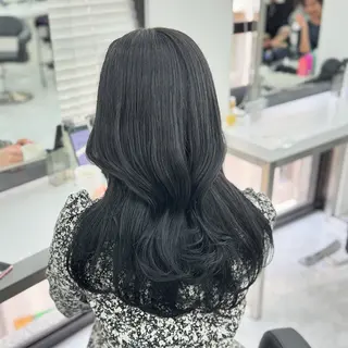 セミロング MOE 福岡韓国ヘア✧︎のヘアスタイル