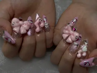 ネイル nail salon kukuna所属・ワンホン/韓国 nail 大阪アメ村のネイルデザイン