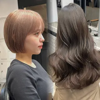 ショート i.+FERiCIA.所属・ボブ／アンニュイ 🌷しだひめな🌷のヘアスタイル