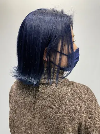 ミディアム カラー SHOEI 【nero】のヘアスタイル