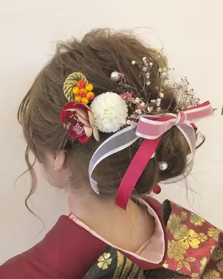 ヘアアレンジ 透明感カラー🍃 レイヤースタイル✨葵のヘアスタイル