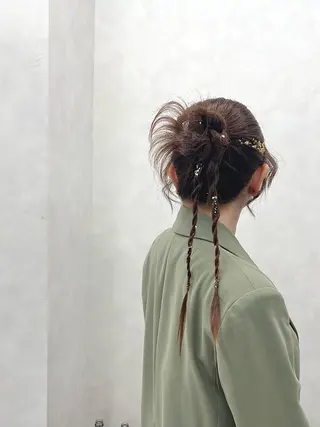 カラー ヘアアレンジ 🎨カラー満足度 500%💫ヅル💫のヘアスタイル