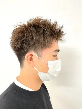 ショート カラー メンズ 【東北メンズヘア1 位受賞🥇】本間祐太のヘアスタイル