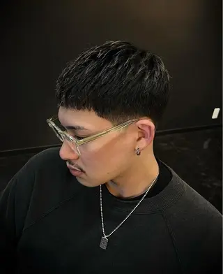 ショート メンズ 名郷 偉織　フェードメンテのヘアスタイル
