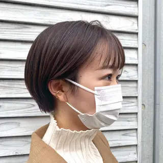 ショート カラー 🪭risa 暖色/レイヤー🪭のヘアスタイル