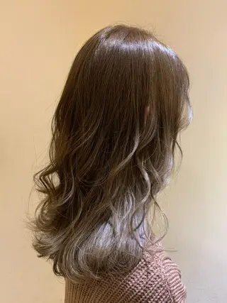 セミロング カラー ヘアアレンジ 店長/ 加藤 流菜のヘアスタイル
