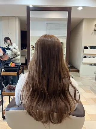ロング カラー 大人透明感艶カラー 寺田稜のヘアスタイル