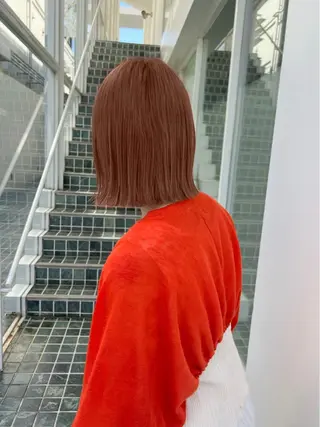 ショート カラー 🎧パーソナルケア/ 透明感カラー/ミユのヘアスタイル