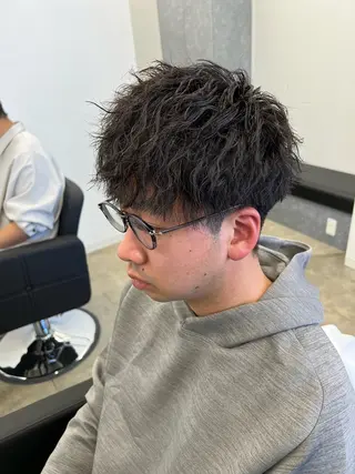 ショート パーマ メンズ メンズ特化美容師 井上大輔のヘアスタイル