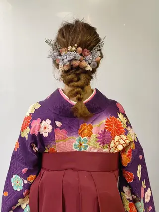 ヘアアレンジ 🎀taro ブリーチなしカラーのヘアスタイル