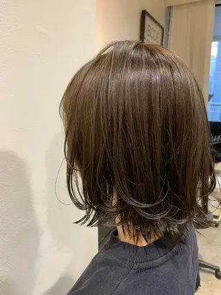 ミディアム カラー 山崎 澪 レイヤーカット/大宮のヘアスタイル