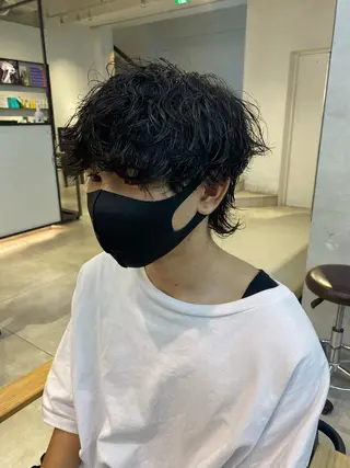 パーマ メンズ 新宿【メンズパーマ】 塩澤太一のヘアスタイル