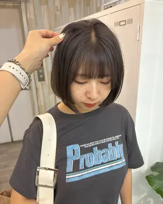 ショート カラー 広島/ヘアセット /ベージュ/わかなのヘアスタイル