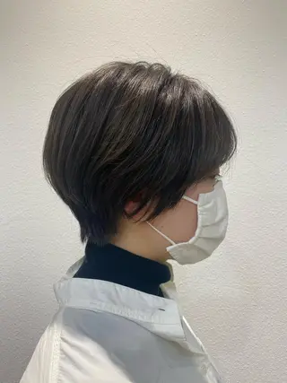 ショート 🌟ショート/シ ョートボブ/岡田🌟のヘアスタイル