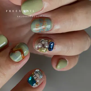 ネイル Freex nail所属・freex nail /ニュアンス/個性派のネイルデザイン