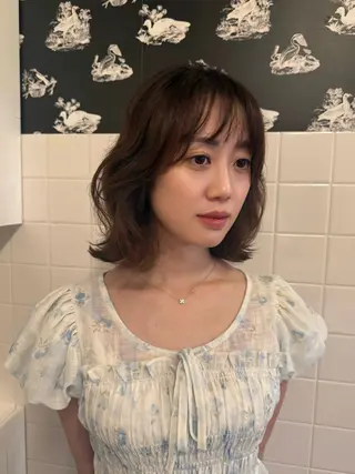 パーマ 韓国レイヤー　 suzuのヘアスタイル