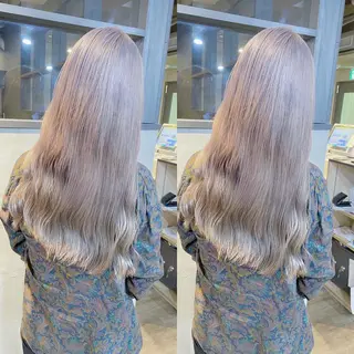 ロング カラー yori SAPPORO所属・yoriダブルカラー 代表すがわらのヘアスタイル