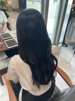 ロング FORTE TIARA横浜店所属・mion🦋韓国ヘア 透明感カラー🫧のヘアスタイル