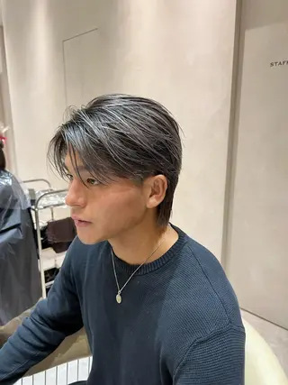 ショート パーマ メンズ fifth JINGUMAE所属・波巻きスパイラルパー マ/シャドウパーマ駿のヘアスタイル