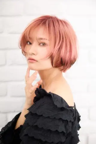 ショート カラー SHAPE 早坂兼斗のヘアスタイル