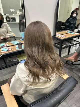 セミロング カラー ヘアアレンジ cocotte 💟草間紫音💟のヘアスタイル