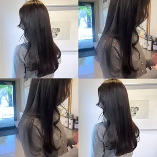 セミロング カラー カジュアルを女っぽく 𝗮𝘆𝗮𝗰𝗼のヘアスタイル