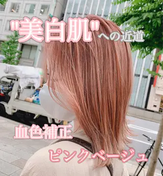 ミディアム カラー 【悩み解決！美髪へ】 店長 平間 響のヘアスタイル