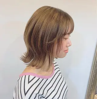 ミディアム miku. 髪質改善/韓国のヘアスタイル