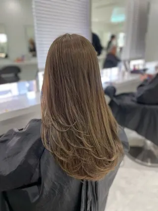 セミロング カラー 🌿透明感赤み消し Keishin🌿のヘアスタイル