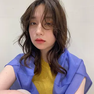 髪質改善/白髪ぼかし レイヤー　🌱千咲季のヘアスタイル