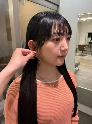 ロング 髪質改善jewelbox 〜私のトリートメント〜 東梅田店所属・髪質改善/ボブ/梅田 runa_ニュアンスのヘアスタイル