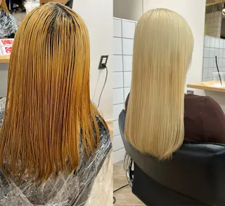 ロング カラー ベージュカラー 新潟/万代/井上佑のヘアスタイル